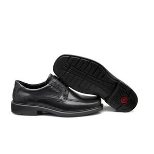 ECCO Men's Helsinki Black Lace Up Shoes Dress Shoes Size 45